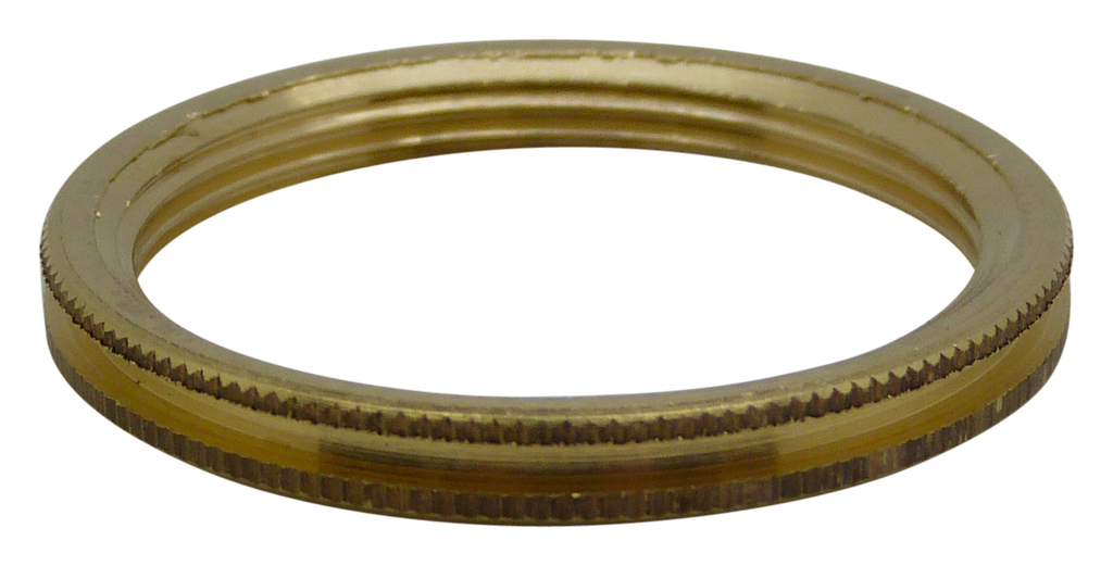 Milled Metal Shade Locking Ring for Standard Metal BC / B22 Lampholders Lampfix